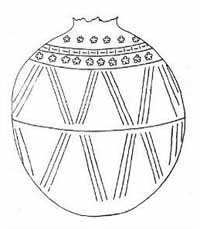 drawing of urn from hoo hill