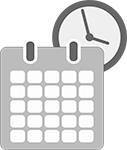 illustration of clock and calendar